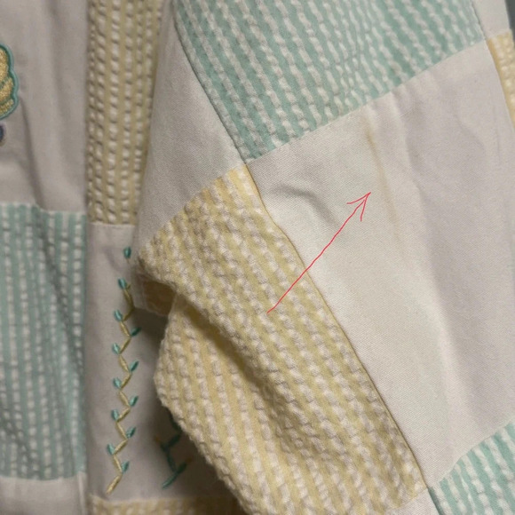 KORET FRANCISCA PETITES Patchwork Embroidery Sequin Sea Life Jacket Size Large - Picture 8 of 9